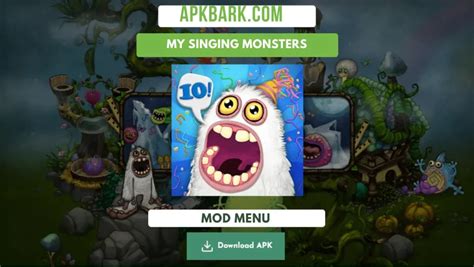 My Singing Monsters Mod Apk Private Server Mod Menu