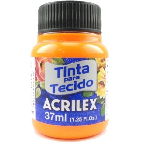 Tinta Tecido Acrilex Fluorescente Ml Amarelo Ouro Submarino