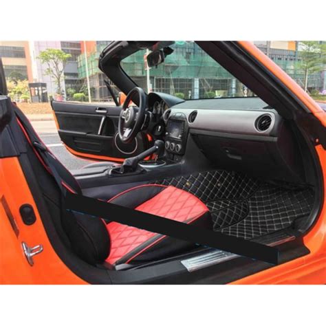 Lsrtw Luxury Durable Car Interior Floor Mat For Mazda Mx Mx