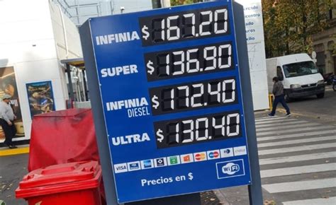 YPF aumentó hasta 11 5 sus combustibles y se suma a las subas de otras