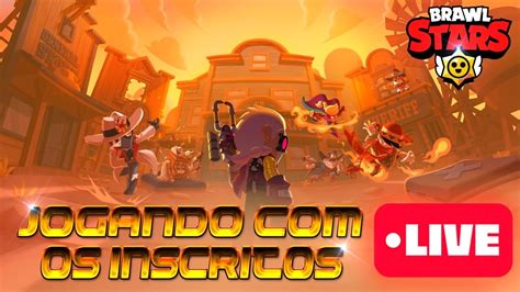 Brawl Stars 🔴live🔴jogando Com Os Inscritos 🎮🎮 AtualizaÇÃo Chegou 🎮🎮