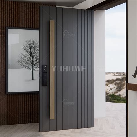 China Top Manufacturer Custom Luxury Pivot Door For Villa Entry Doors