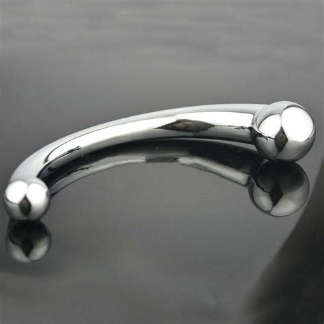 Stainless Steel Prostate Massager Anal Dildo Butt Plug G Spot Sex Woman