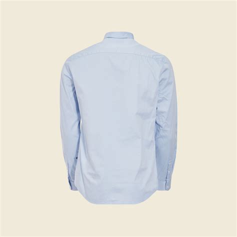 Chemise Manches Longues Bleu Clair Homme Vibs