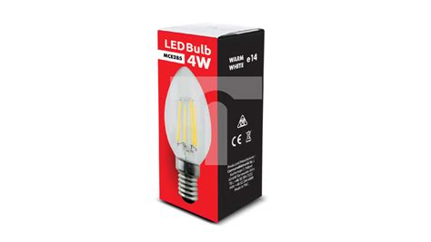 Żarówka filamentowa LED E14 4W 230V Maclean Energy MCE285 WW ciepła