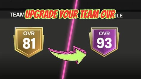 How To Upgrade Your Team Ovr To 93 Ovr In Fc Mobile Ea Fc Mobile