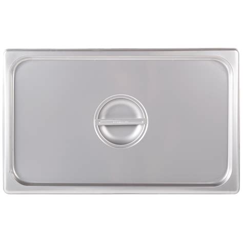 Choice Full Size Stainless Steel Solid Steam Table / Hotel Pan Cover