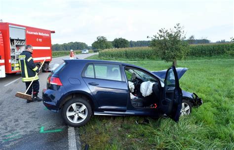 Vier Verletzte bei Frontalzusammenstoß bei Meißenheim Meißenheim