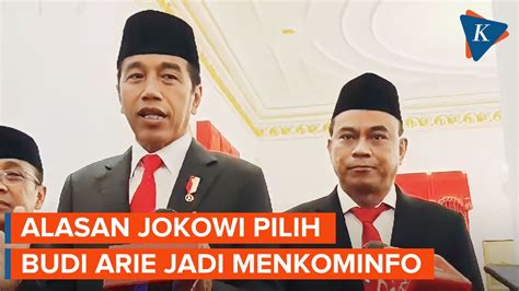 Jokowi Ungkap Alasan Tunjuk Budi Arie Sebagai Menkominfo