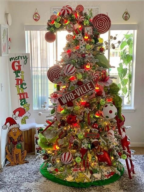 Pin By Kat Staxx On Christmas Crazy Grinch Christmas Tree Christmas