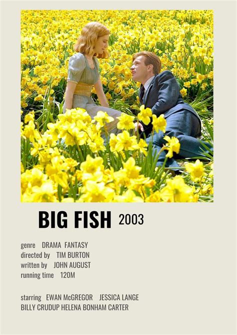 poster big fish | Paginas de peliculas, Carteles minimalistas de ...