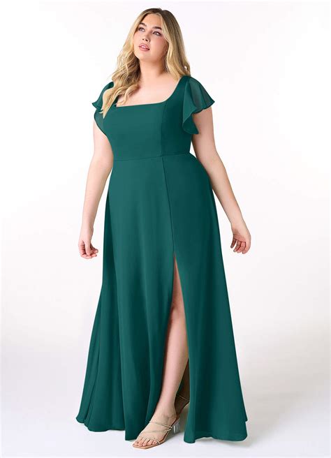 Azazie Bondi Peacock Bridesmaid Dresses Azazie