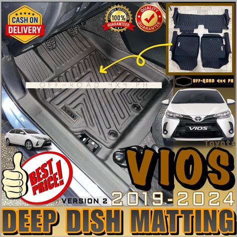 Toyota Vios Version Deep Dish Matting Gen Vios