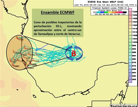 Meteorolog A M Xico On Twitter Advertencia Ensamble De Los Modelos