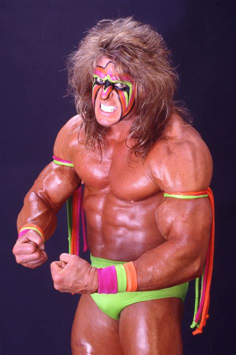 Ultimate Warrior Wrestling Wwf Portait Poster X Inches Etsy