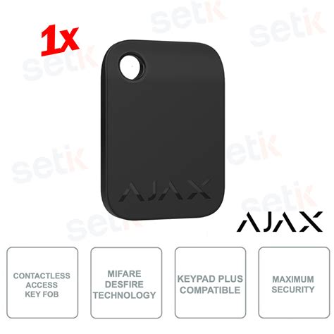 AJ TAG B AJAX Contactless Access Keyring With MIFARE DESFire