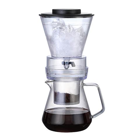 Ice Drip Coffee Pot Glas Koffiezetapparaat Regelbare Dripper Filter