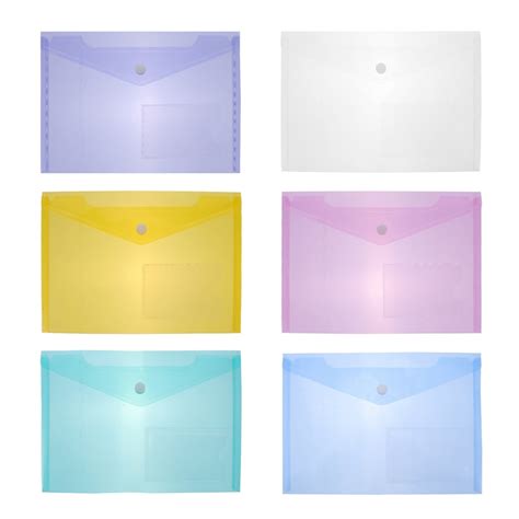 Envelope Folder Pocket Folders Clear Document Folders A5 Size File