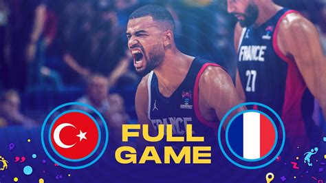 Turkey V France Full Basketball Game FIBA EuroBasket 2022 FIBA