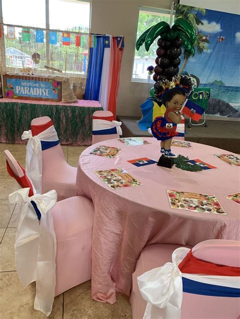 Haitian Party Event Decor Table Decorations Decor