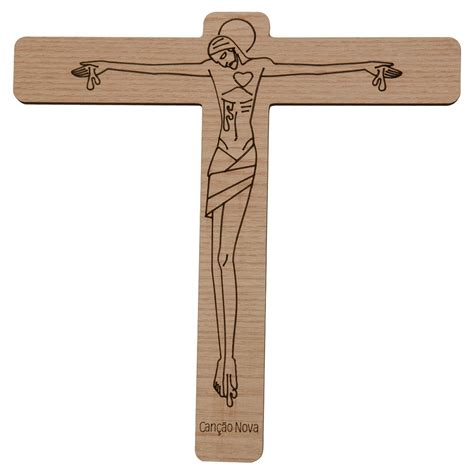 Crucifixo Cruz De Parede Vinde Deus Grande Cm