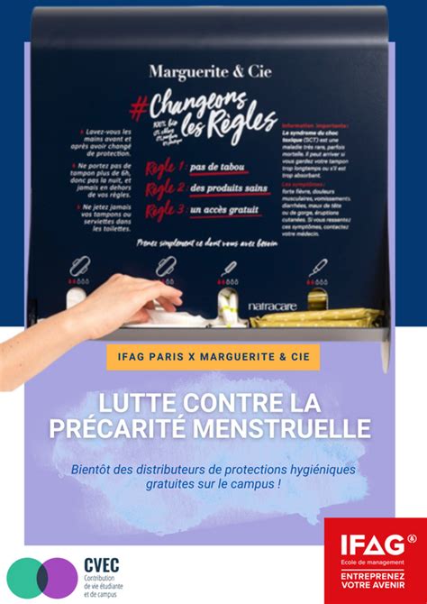 Ifag Paris Lutte Contre La Pr Carit Menstruelle Des Distributeurs