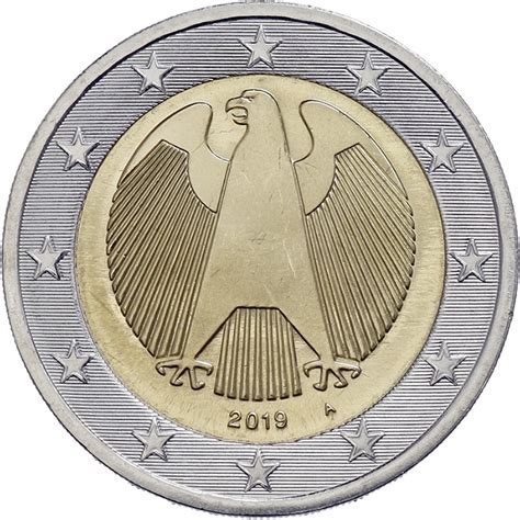 Deutschland 2 Euro 2019 A Kursmünze prfr