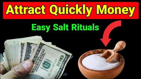 Attract Money Quickly With This Easy Salt Ritual Youtube