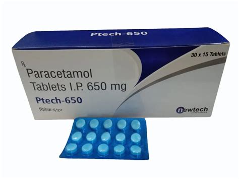 Paracetamol Mg Tablet Ptech At Rs Box Paracetamol