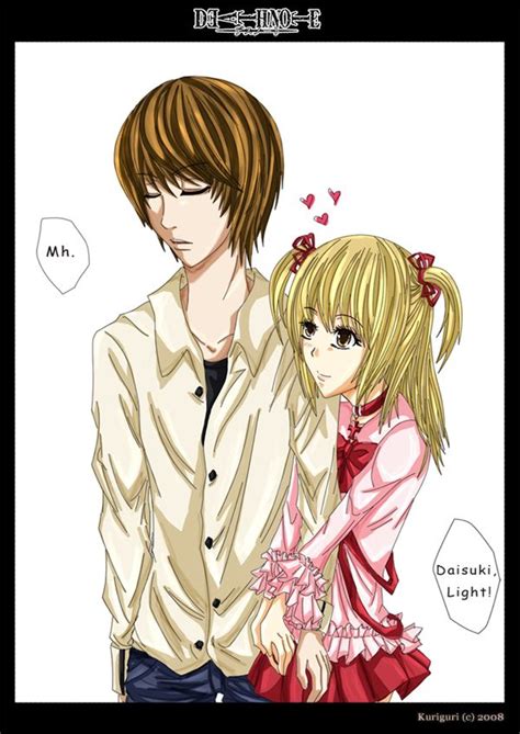 Pin En Light Yagami And Misa Amane