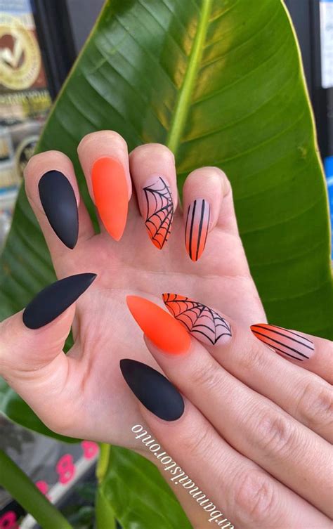 Top 18 Orange Halloween Nail Designs For 2024 That You Must Try