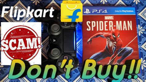 Spiderman Ps4 Flipkart Unboxing Scam😱spidermanflipkartunboxing