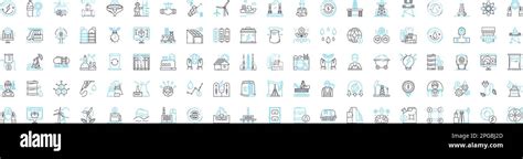 Smart Energy Vector Line Icons Set Smart Energy Technologies