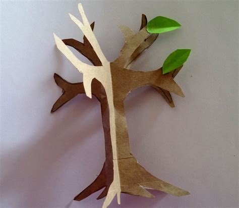 How To Make An Easy Paper Craft Tree Imagine Forest