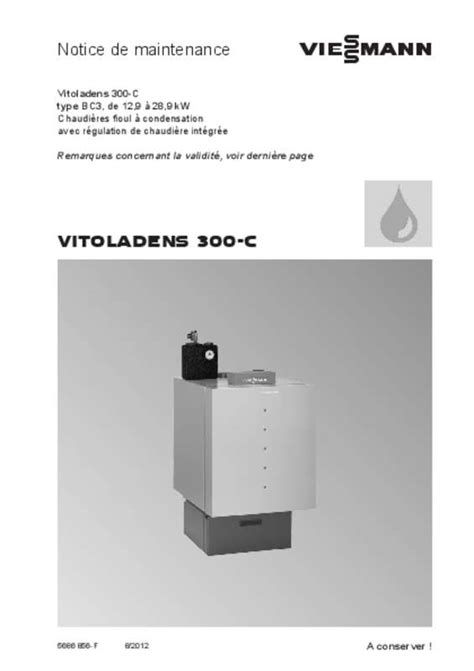 Notice Viessmann Vitoladens Vitola Chaudi Re Trouver Une Solution