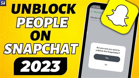 How To Unblock People On Snapchat On Android Iphone Youtube