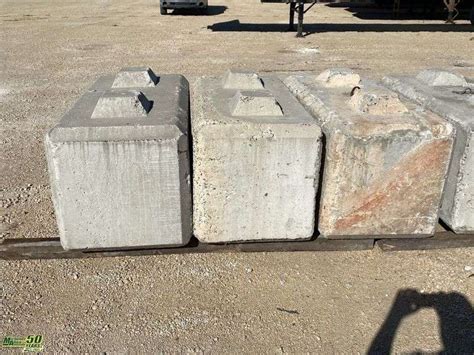 5 Concrete Lego Blocks Michener Allen Auctioneering Ltd