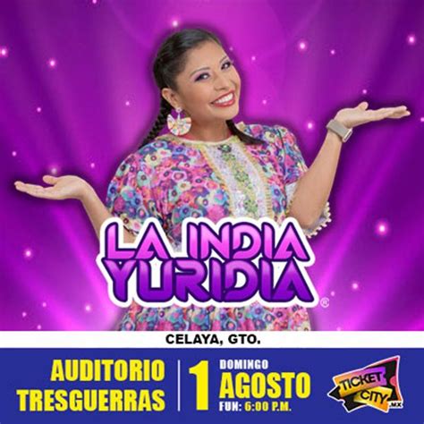 La India Yuridia En Celaya Arema Ticket