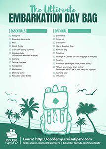 Ultimate Embarkation Day Bag Checklist | CruiseTipsTV