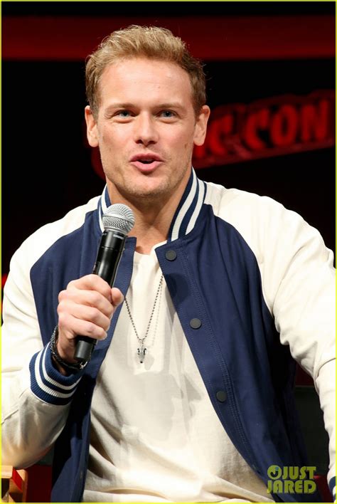 Photo: sam heughan promotes outlander season 6 at comic con 02 | Photo ...