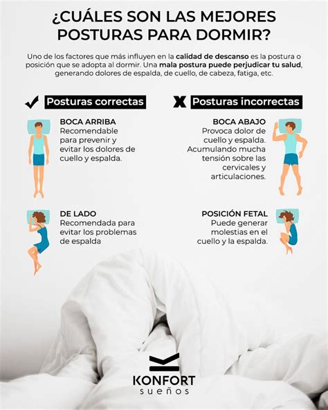 Cu Les Son Las Mejores Posturas Para Dormir Blog De Konfort Sue Os