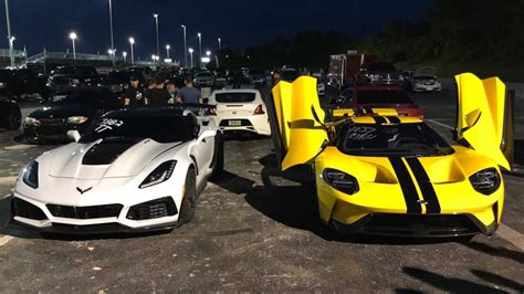 Corvette Zr Vs Ford Gt In All American Drag Race