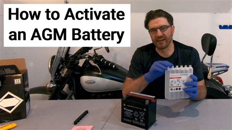 How To Activate And Charge A New Agm Battery Youtube