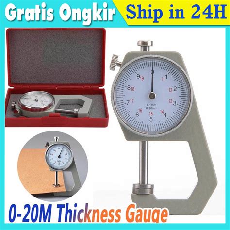 Jual Thickness Gauge Alat Ukur Ketebalan Kertas Dan Plastik Mm