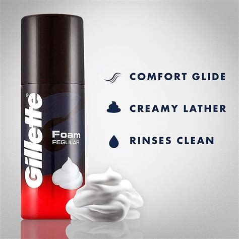 Gillette Classic Regular Pre Shave Foam Gm Price Uses Side