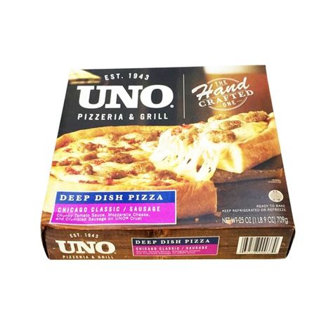 Uno 9 Deep Dish Sausage Pizza 25 Oz Instacart