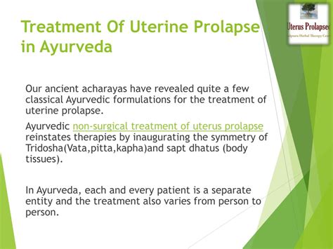 Ppt Best Non Surgical Treatment Of Uterus Prolapse Powerpoint