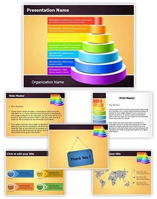 Professional Organizational Hierarchy Editable PowerPoint Template