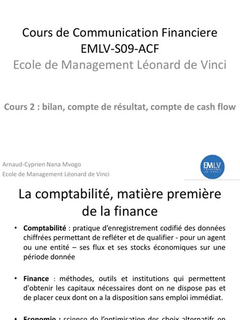 Pdf Cours De Communication Financiere 2 Dokumentips