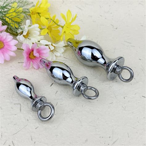 Sizes Stainless Steel Butt Plugs With Ring Anal Dildo Anal Dilator